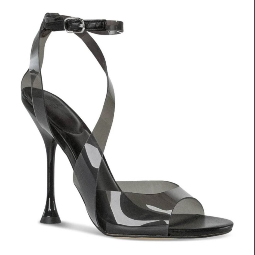 NEW Marc Fisher Black Strappy Heels